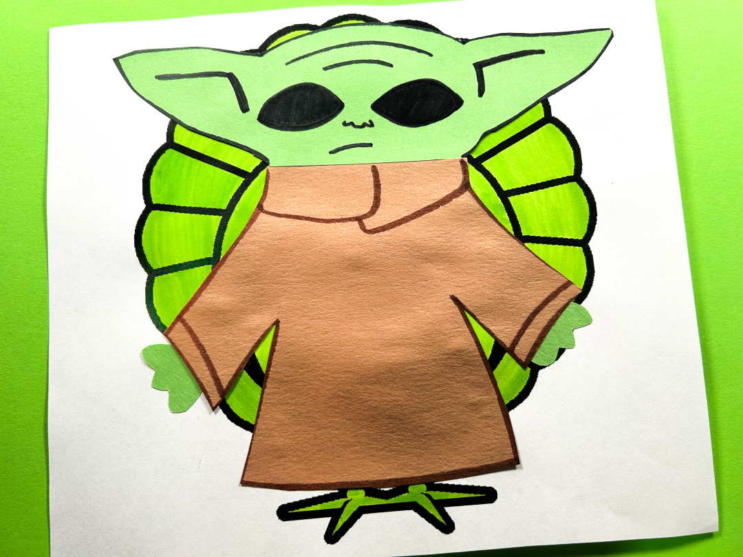 baby yoda turkey disguise - mom. wife. busy life.